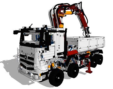 Modern Toy Lego Engineering Truck 3d model