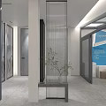 DAYON Doors and Windows Modern Showroom With Glass Entrance Display Area And Green Plants