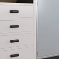 Medical Supplies Storage System With Glass Door Cabinets And Metal Drawers
