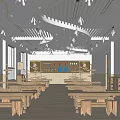 Craft workshop carpentry room 3d model