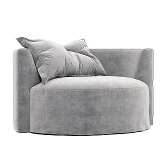 Modern Single Sofa Casual Sofa 3d model