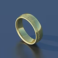Simple Elegant Gold And Silver Band Rings For Fashion Jewelry Collection
