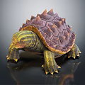 Modern Crocodile Turtle Cartoon Crocodile Turtle 3d model
