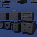 Various Audio Speaker Models Including Stade XT OmniWall and Concertmate