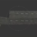 Industrial Warehouse Style Building Structure With Gray Roof Brown Wall And Attached Small Section