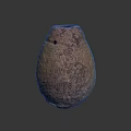 Hand Carved Ceramic Vase Featuring Textured Surface And Earthy Tones Artistic Sculpture