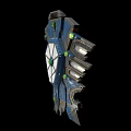 Shield Protection Shield Armor Weapon War Shield Sci-fi Equipment Game Equipment Death Shield Mechanical Shield Mecha Shield Sci-fi Shield PBR 3d model