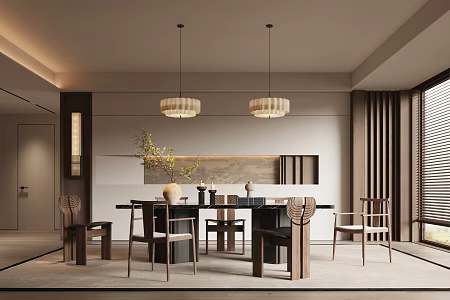 Song Style Restaurant 3d model