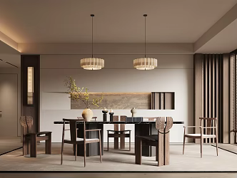 Song Style Restaurant 3d model