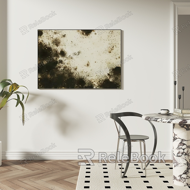 abstract decorative painting model