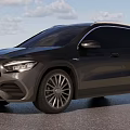 Black Mercedes Benz SUV With Modern Sporty Design And Sleek Exterior Look