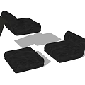 Simple Single Sofa 3d model