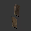 Rustic Wooden Planks With Natural Texture And Aged Surface Details 3d model