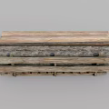 Stacked Natural Wood Logs With Rustic Texture For Firewood Supply