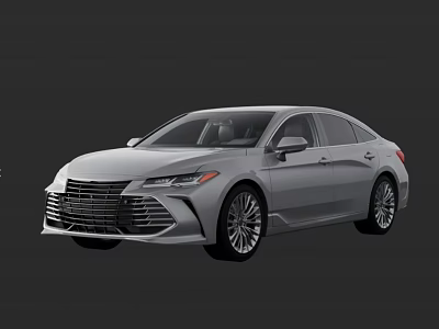 Modern Silver Sedan With Sleek Body Lines Front Grille And Alloy Wheels 3d model