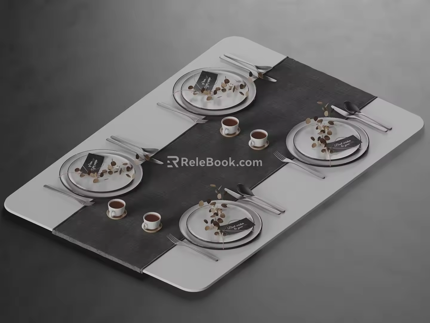 Modern ulivisalotti tableware bowls 3d model