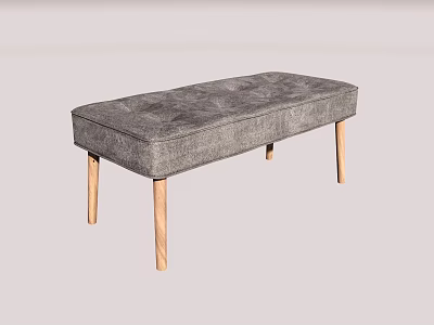 Modern sofa stool 3d model