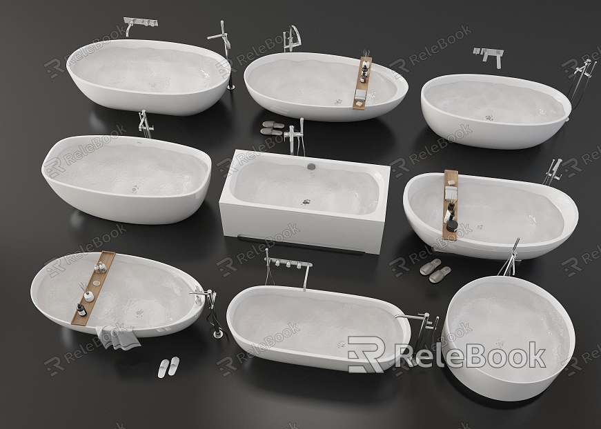 Bathtub Bidet Integrated Bathtub Independent Bathtub Round Bathtub GROHE Bathtub Ergonomic Bathtub Bathroom toiletries Slippers model