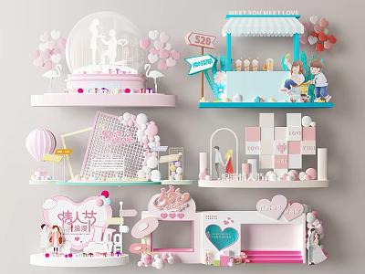 Modern Beauty Chen Valentine's Day Beauty Chen 3d model