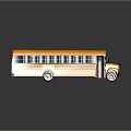 Bus School Bus Van Box Bus Tourist Bus Coach 3d model
