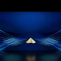 Sign In Area Decoration With Paper Airplanes 30th Anniversary Blue Background And Flower Bouquet