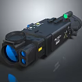 Professional Commercial Optical Equipment With Blue Lens And Green Indicator Light