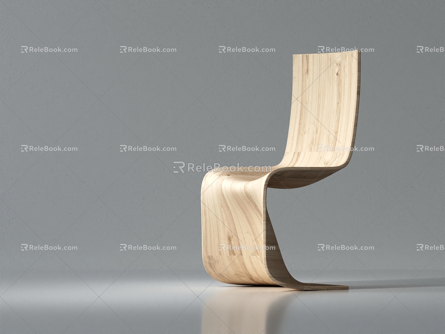 Leisure Chair Single Chair Solid Wood Furniture 3d model