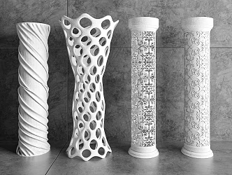 Special-shaped column 3d model