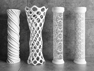 Special-shaped column 3d model