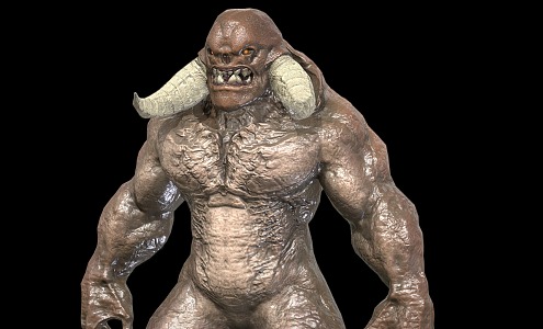 Modern Monster 3d model