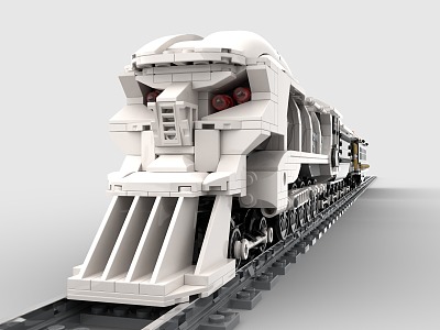 LEGO toy train light rail subway high-speed rail EMU urban rail train rail transit tram model