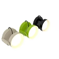 Modern Green Beige Black Wall Lamps With Round Shades Wall Mounted Design
