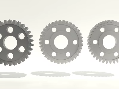 High Quality Metal Gears As Essential Hardware Tools For Industrial Machinery 3d model