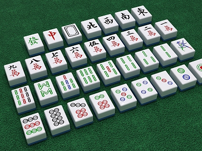 Modern Mahjong model