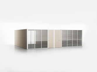 Modern partition wall 3d model