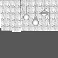 Modern Pendant Lights with Metal Frames and Frosted Clear Glass Shades for Home Decor