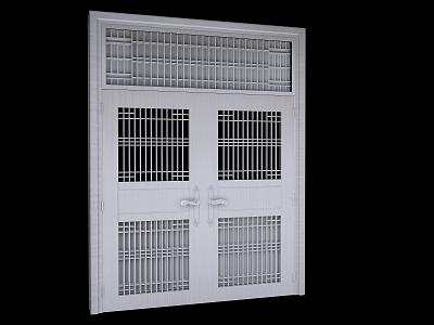 Stainless steel gate 3d model