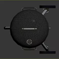 Black Barbecue Grill with Lid Wheels and Metal Stand for Outdoor Cooking