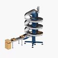 211 with animation ring automatic pipeline 3d model