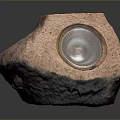 Solar Powered Rock Shaped Outdoor Decorative Garden Pathway Light Fixture