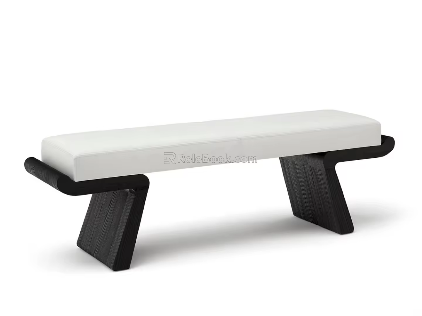 Modern Sofa Bench Minimalist Bench 3d model