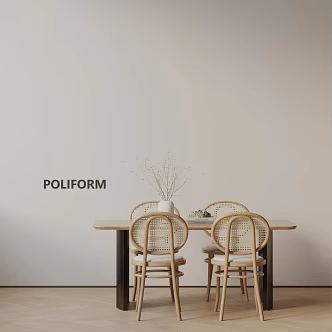 Modern table combination 3d model