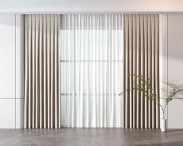 Modern Curtains 3d model