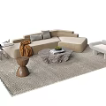 Modern sofa combination 3d model