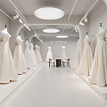 Modern Bridal Shop 3d model