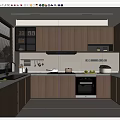 Modern Kitchen Interior Design With Wooden Cabinets White Countertops And Stainless Steel Appliances