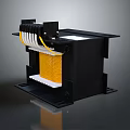 Industrial Electrical Component With Black Casing Yellow Coil And White Terminals
