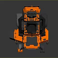 Turfmaster Orange Riding Lawn Mower Agricultural Equipment For Efficient Lawn Mowing