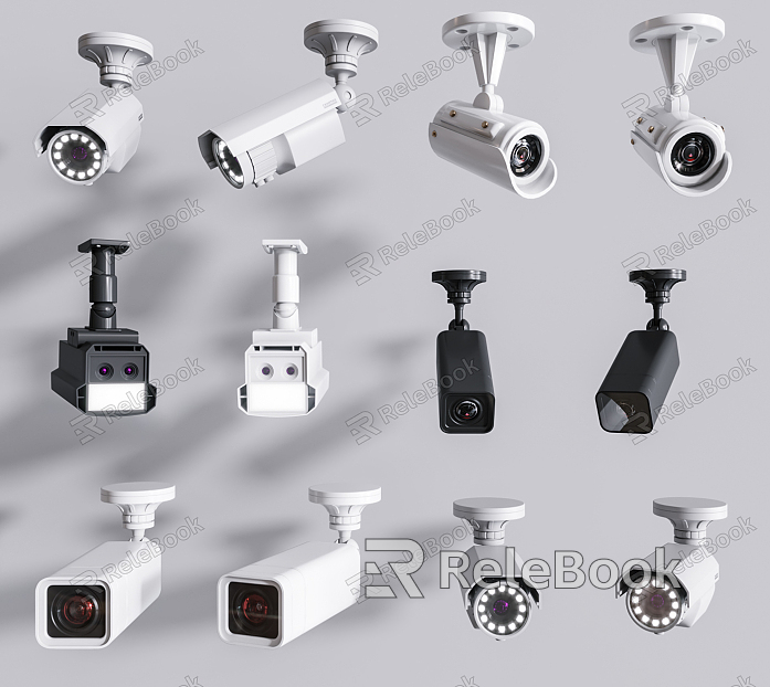 Modern camera security surveillance camera combination model