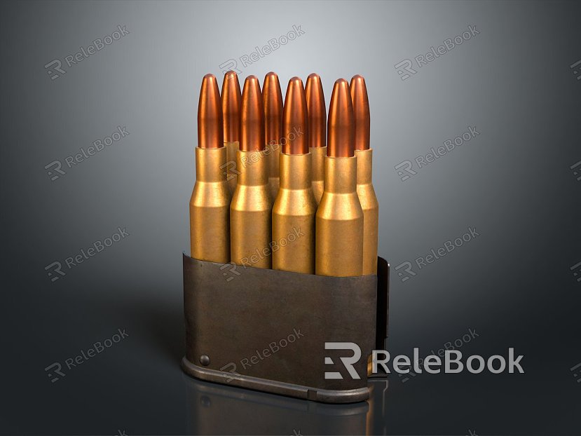 Bullets Pistol Bullets Rifle Bullets Machine Gun Bullets Ammunition Bullet Box Bullets Shooting Bullets model